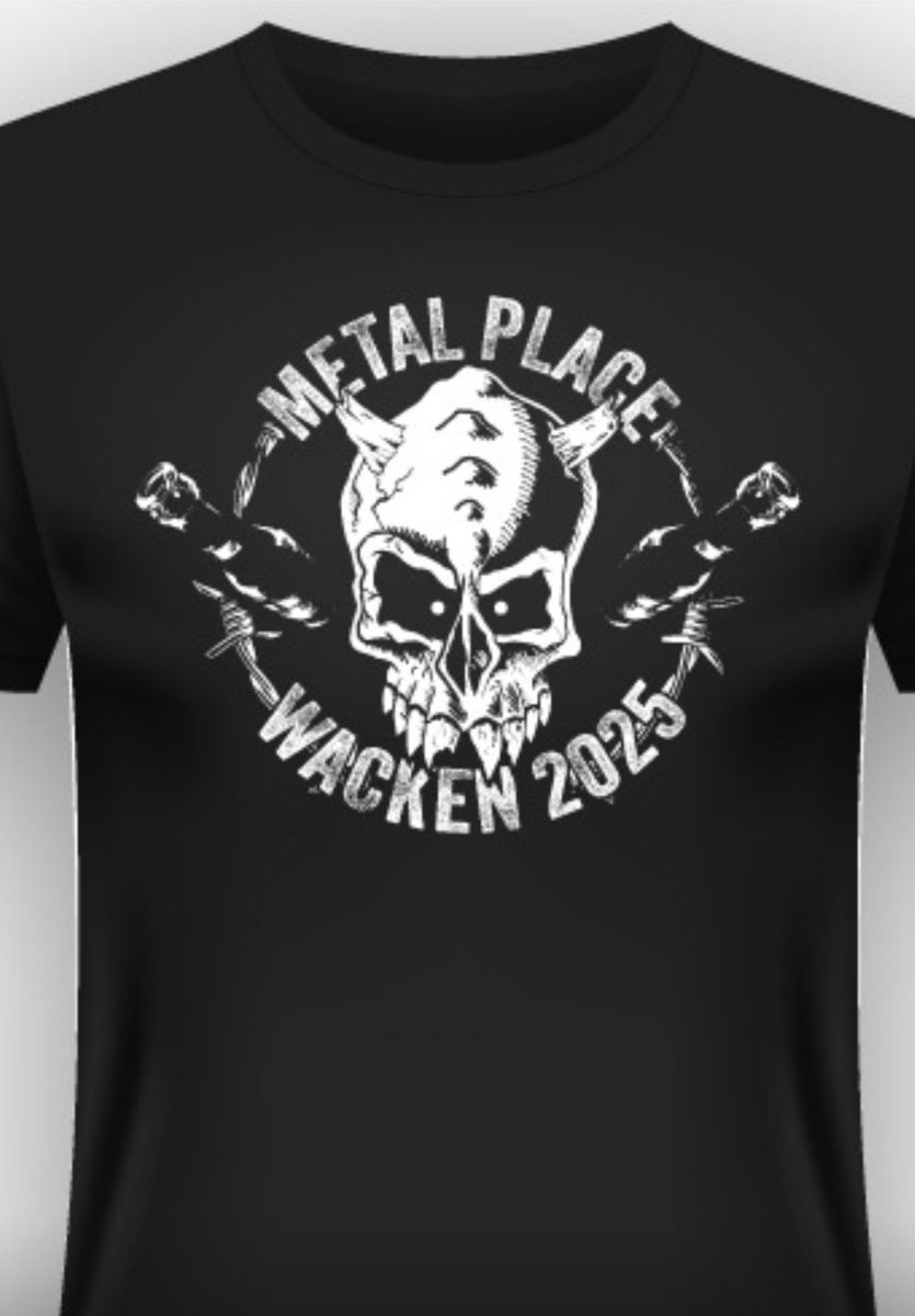 Metal Place T-Shirt 2025 ( Schwarz & Khaki )