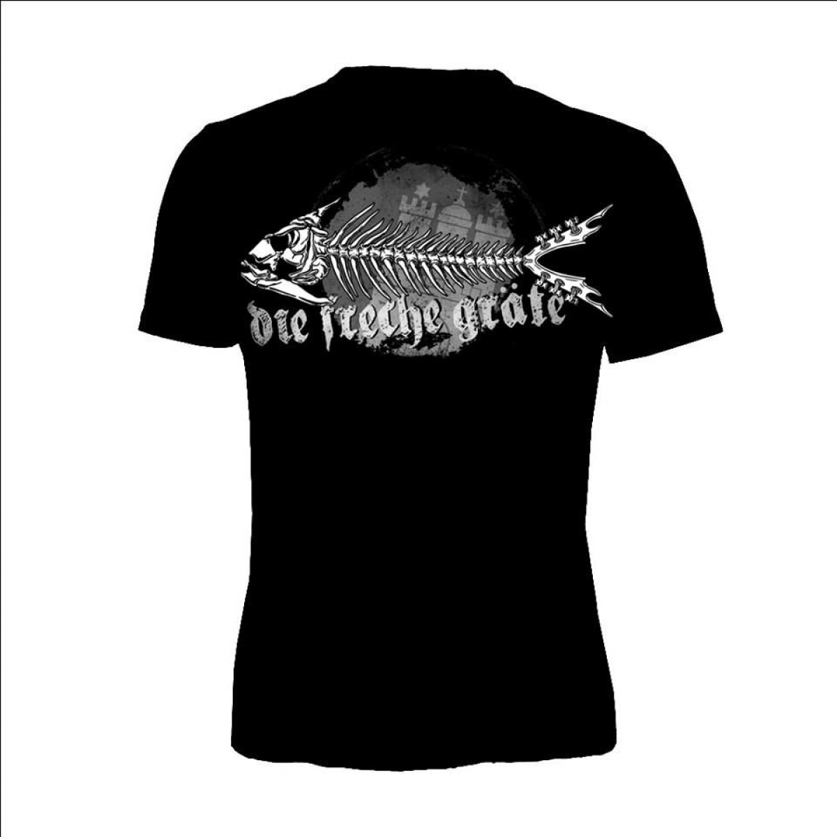 T-Shirt Girlie " die freche Gräte"