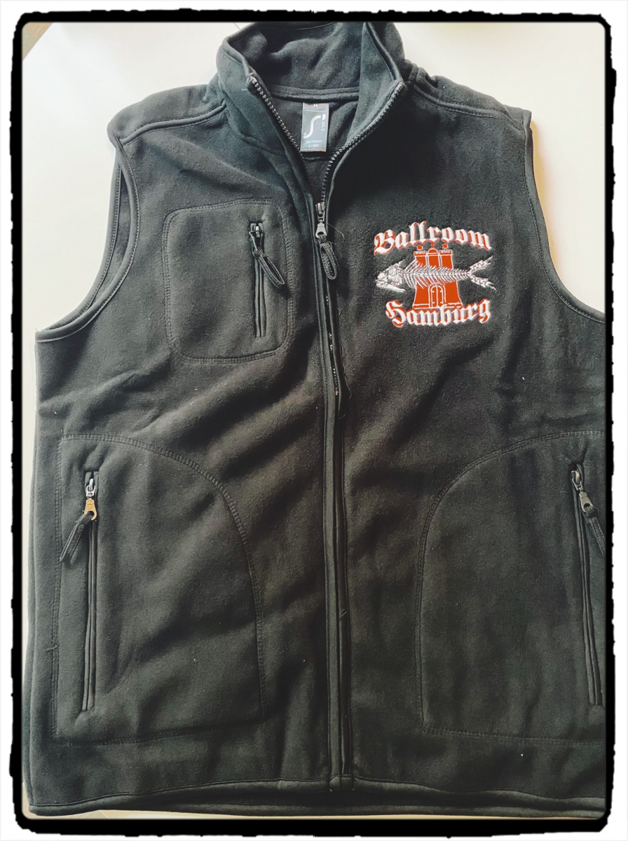 Ballroom Hamburg – Fleece Weste mit Stick
