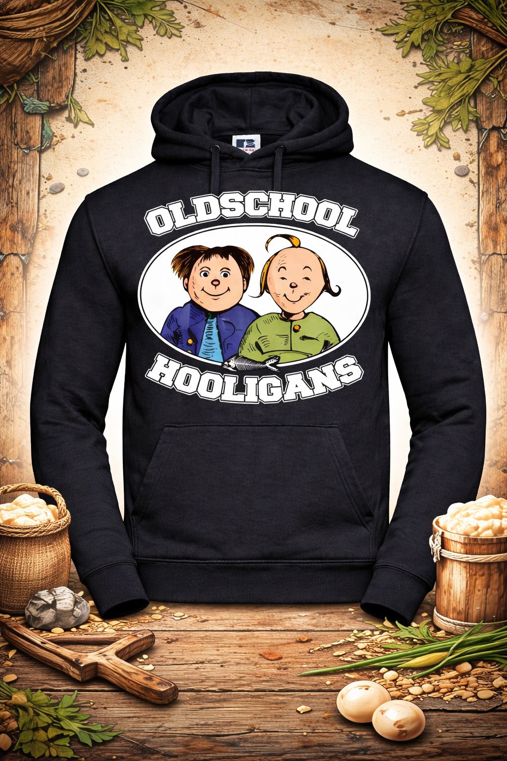 Max & Moritz Oldschool Hooligans Hoodie colour