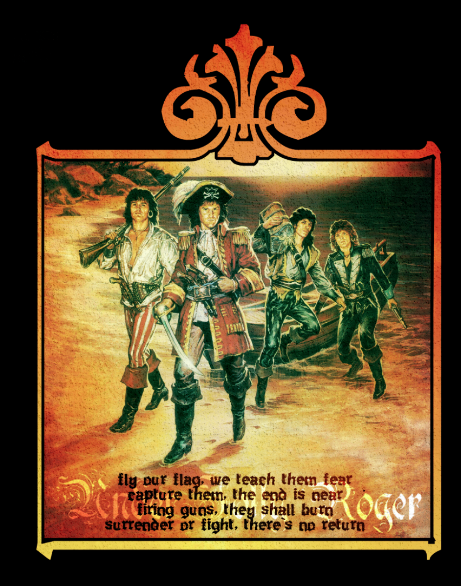 RUNNING WILD – UNDER JOLLY ROGER ANNIVERSARY T-Shirt