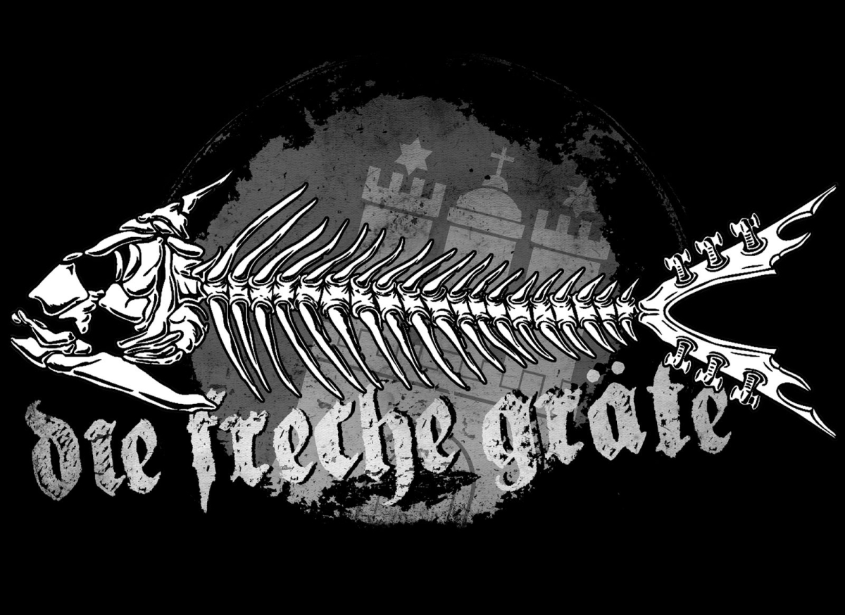 T-Shirt Girlie " die freche Gräte"