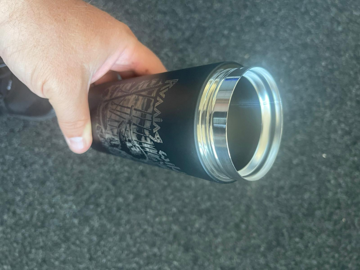 Edelstahl Thermo-cup " The Privateer "